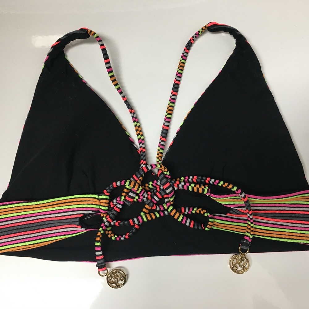 LULI FAMA Jungle Glow REVERSIBLE Two Piece Bikini EUC - Picture 9 of 13